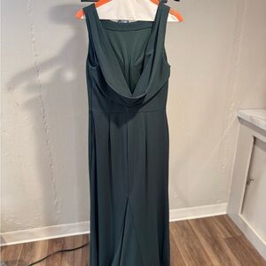 Elegant Green Sleeveless Dress